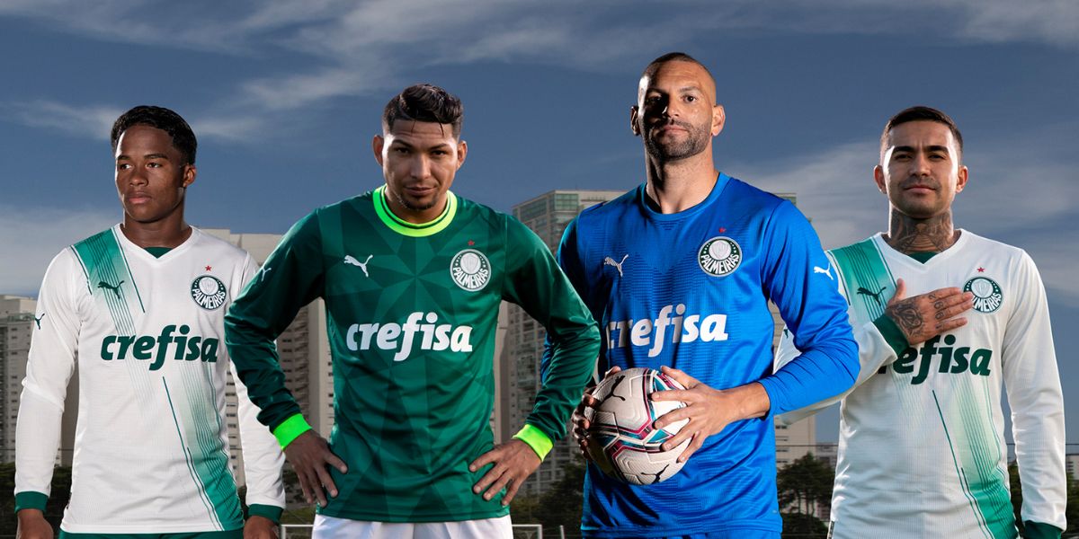 Palmeiras tem apenas Crefisa e FAM na camisa (Reprodução: Internet)