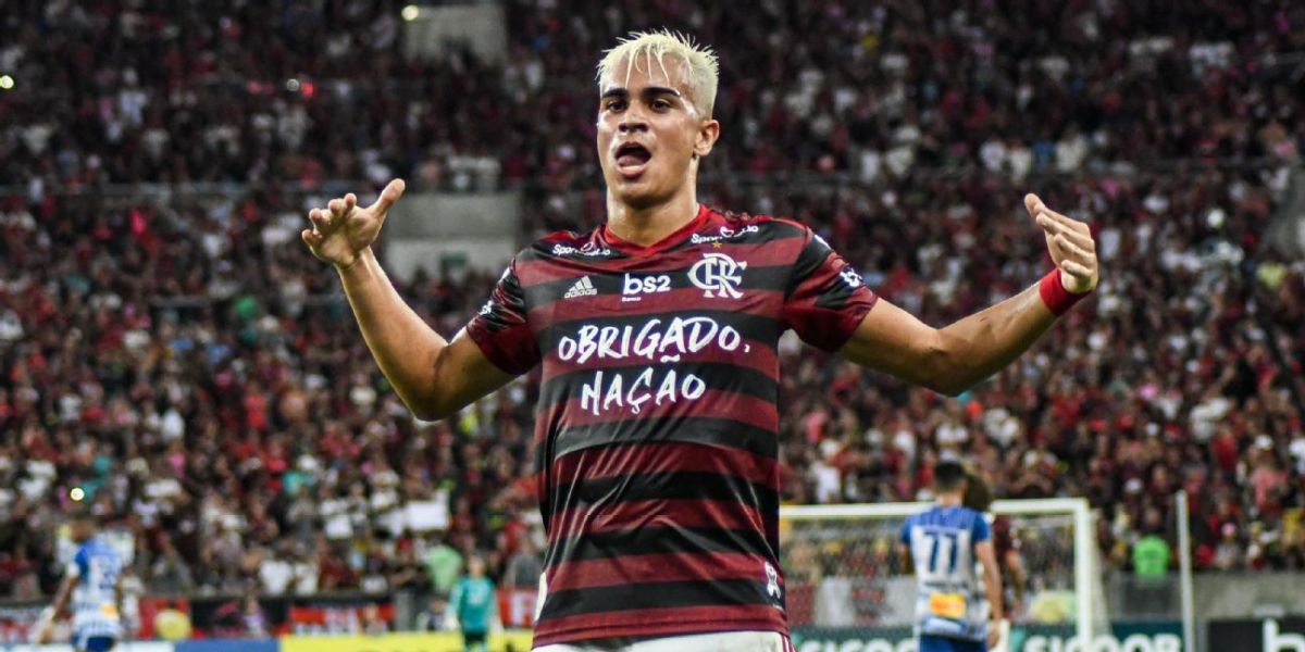 Reinier é da base do Flamengo (Reprodução: Gazeta Press)