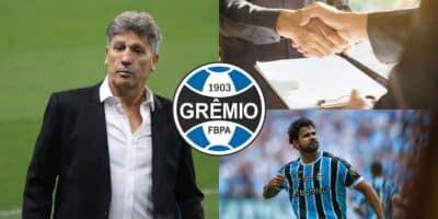 Grêmio acerta a chegada de 2 nomes, com uma nova dupla de Diego Costa (Reprodução: Montagem TV Foco)