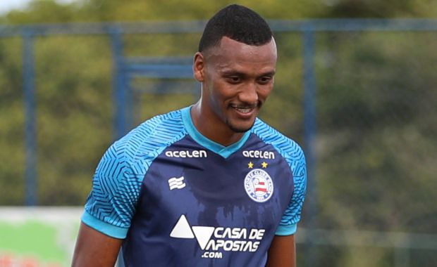 Jogador de futebol, Rezende (Foto: Reprodução / Felipe Oliveira / EC Bahia)