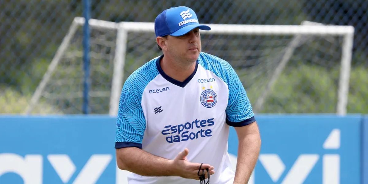 Rogério Ceni está no atual time desde 2023 (Foto: Felipe Oliveira / EC Bahia)