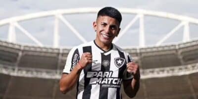 Thiago Almada no Botafogo (Reprodução: Vítor Silva/Botafogo)