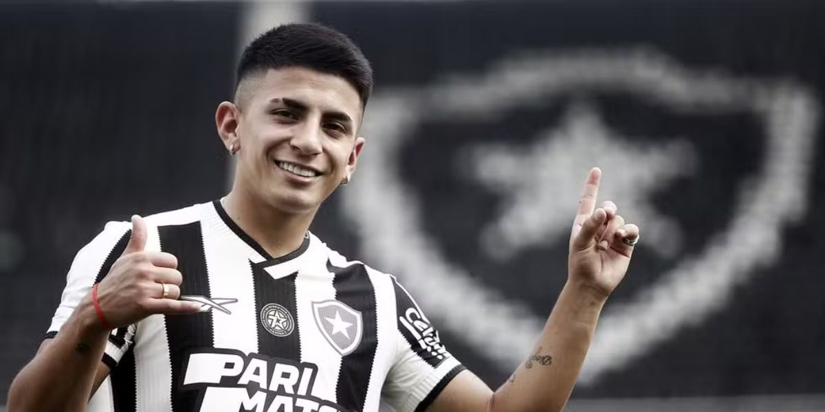 Almada á a contratação mais cara do futebol brasileiro (Reprodução: Vitor Silva/Botafogo)