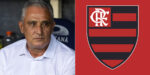 Tite e escudo do Flamengo (Foto: Getty Images)