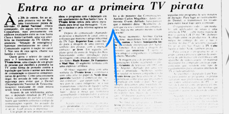 Manche do Jornal do Brasil (Foto: Memória BN)