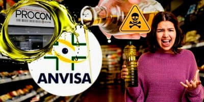 Procon passa por cima da ANVISA e decreta a proibição de 3 marcas de azeite após falsificação e adulteração (Foto Reprodução/Montagem/Lennita/Canva/ANVISA)