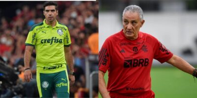 Imagem do post Landim e Leila sem chão: Enquanto Tite ganha R$ 2M no Flamengo, esse é o salário de Abel no Palmeiras