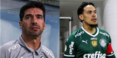 Abel Ferreira e Gustavo Gomez - Foto Reprodução Internet