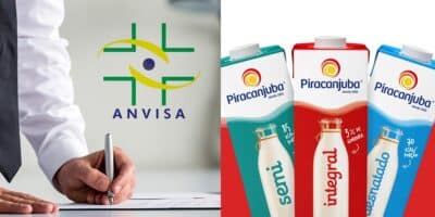 Anvisa - Leite - Piracanjuba (Foto: Reprodução, Montagem - TV Foco)