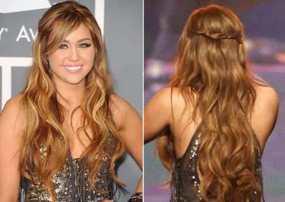 Cabelo Solto com Mechas Presas (Foto: Reprodução/ Internet)