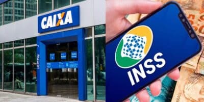 Caixa e INSS - Foto Reprodução Internet