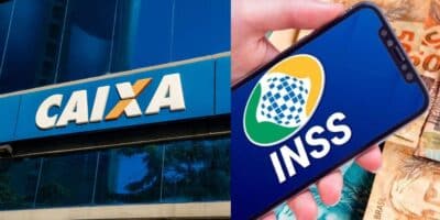 Caixa e INSS - Foto Reprodução Internet