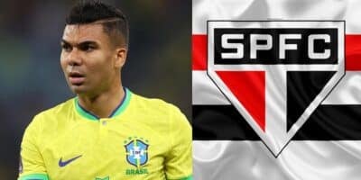 Casemiro e São Paulo - Foto Reprodução Internet