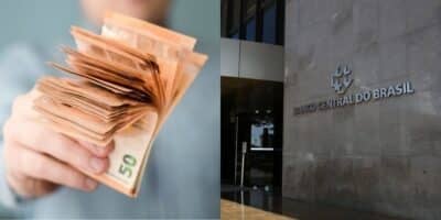 Cédulas de 50,00 reais / Banco Central - Montagem: TVFOCO