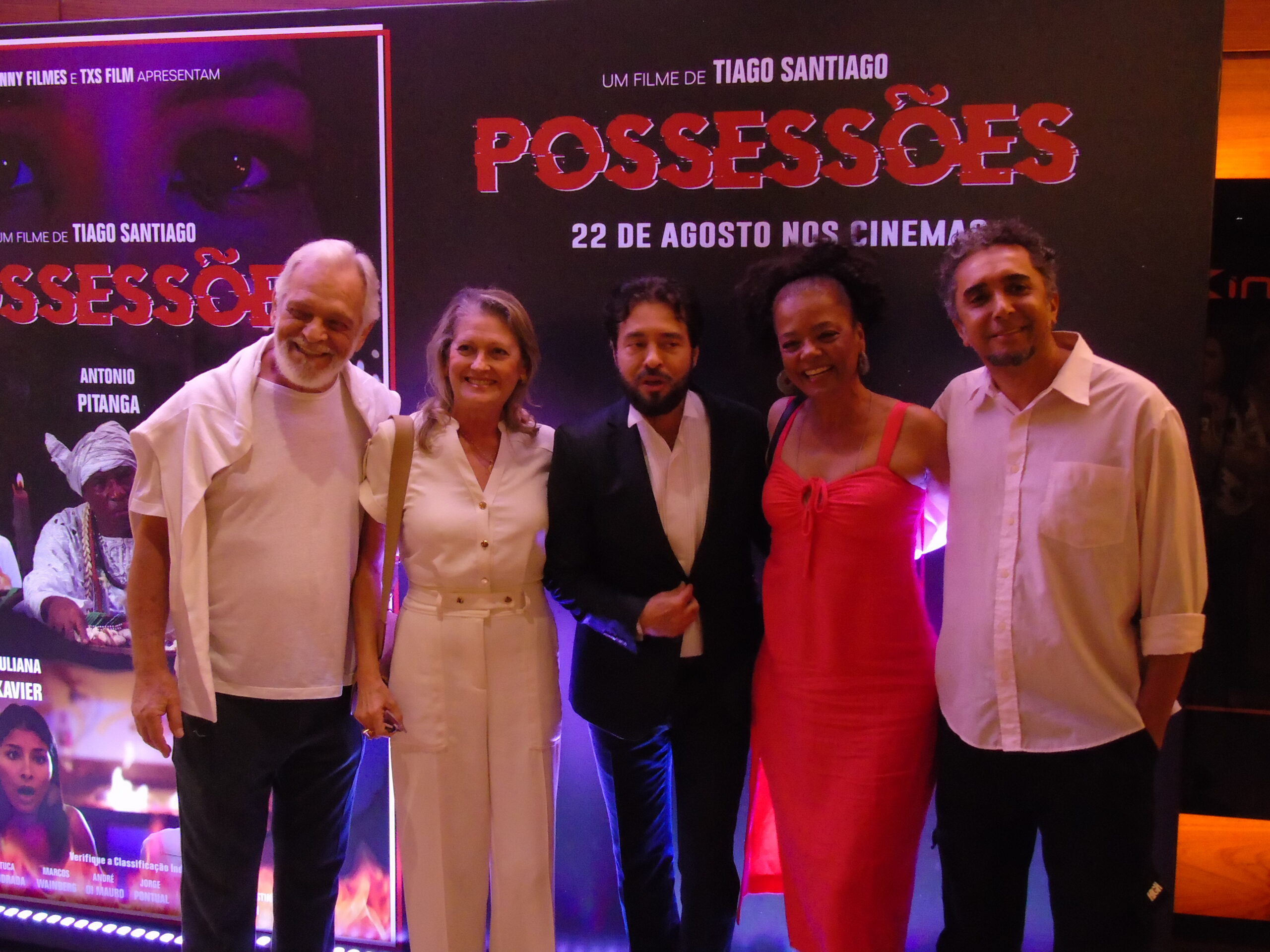 Pré-estreia do filme Possessões, de Tiago Santiago (Foto: Reprodução / Diego Laureano)