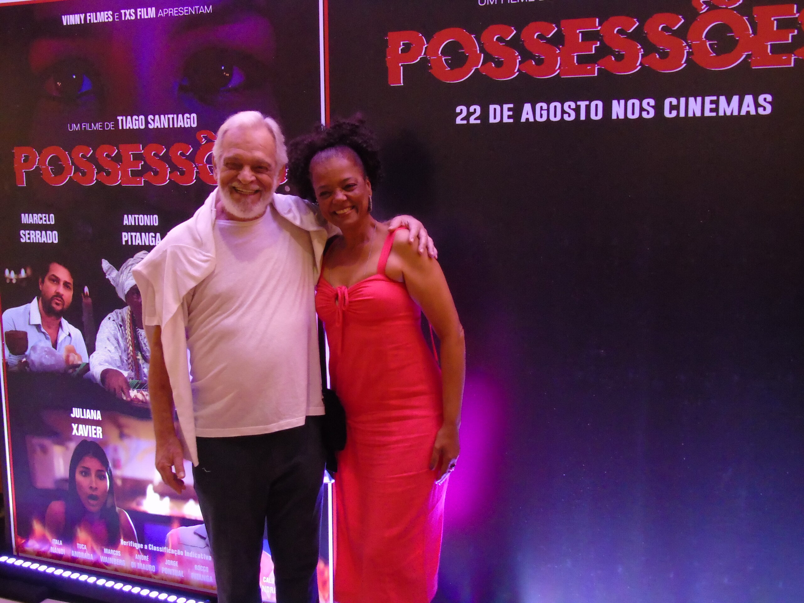 Pré-estreia do filme Possessões, de Tiago Santiago (Foto: Reprodução / Diego Laureano)