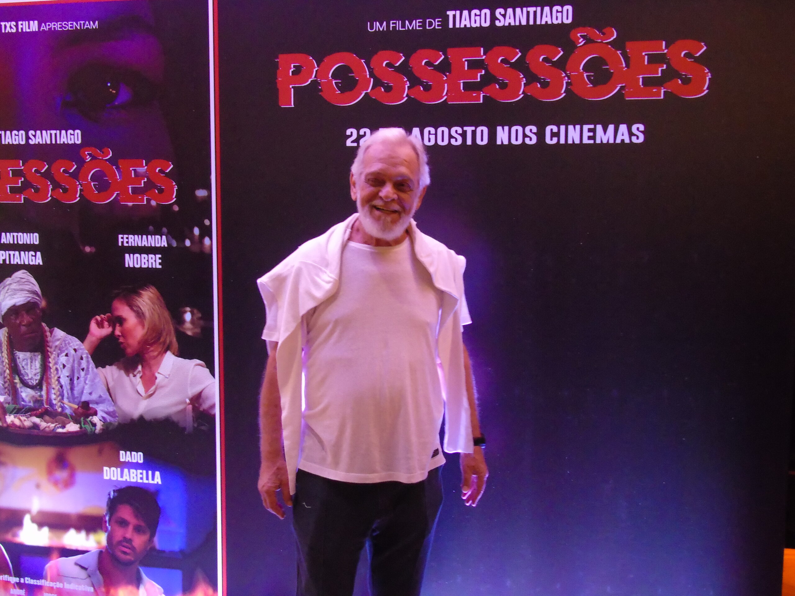 Pré-estreia do filme Possessões, de Tiago Santiago (Foto: Reprodução / Diego Laureano)