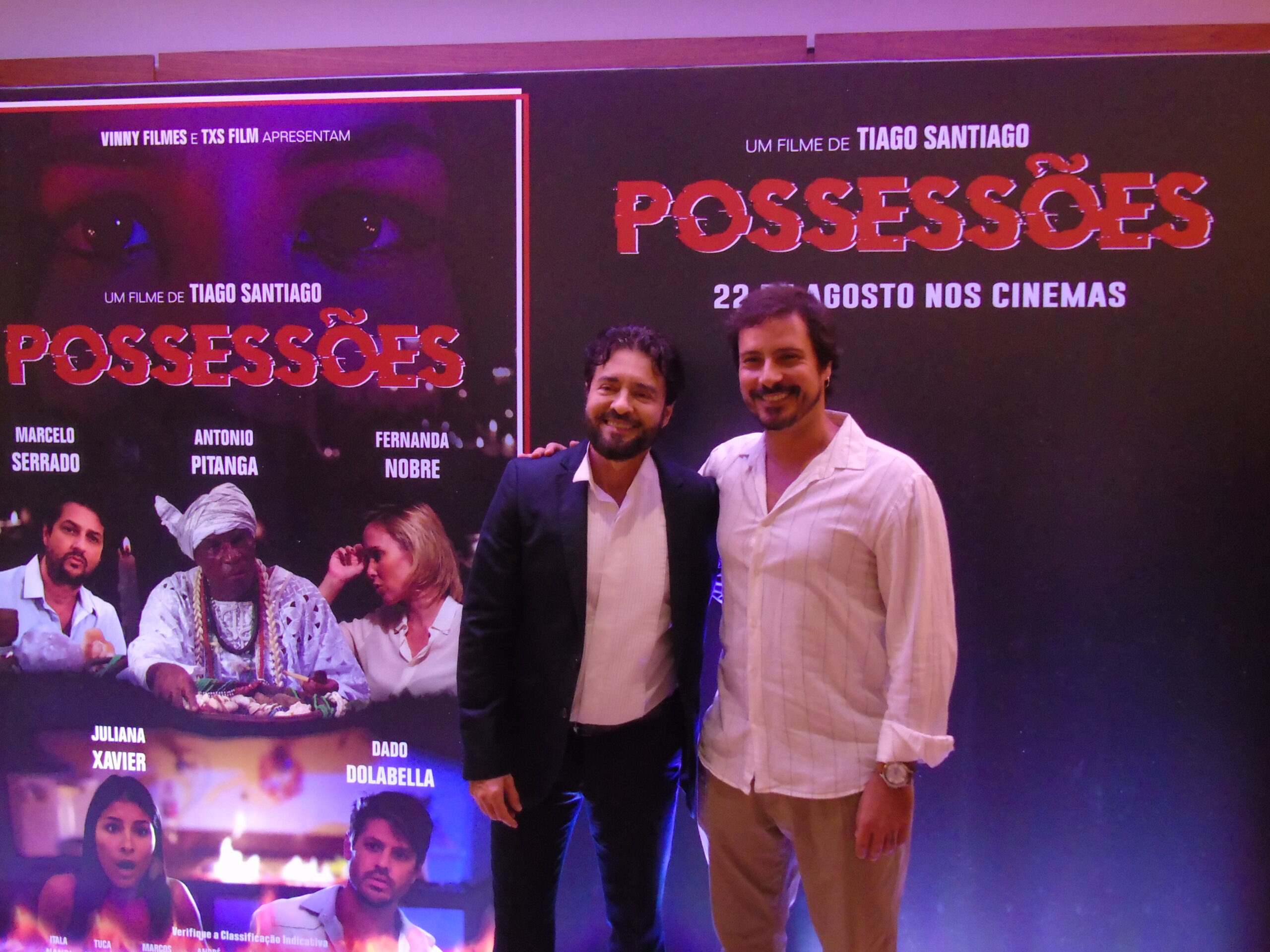 Pré-estreia do filme Possessões, de Tiago Santiago (Foto: Reprodução / Diego Laureano)