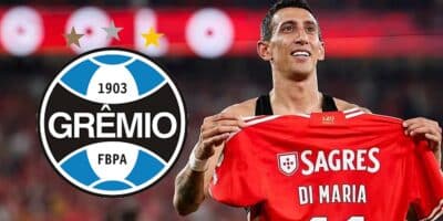 Di Maria - Grêmio (Foto- Divulgação:Benfica)