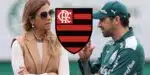 Flamengo - Leila Pereira e o técnico de futebol, Abel Ferreira (Foto- Cesar Greco) 