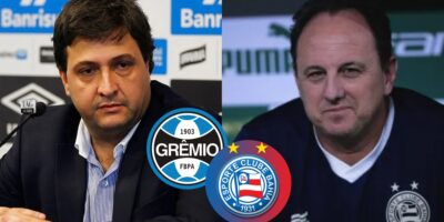 Imagem do post R$145M: Guerra dá rasteira em Ceni no Bahia e garante maior contrato da história ao Grêmio em 2024