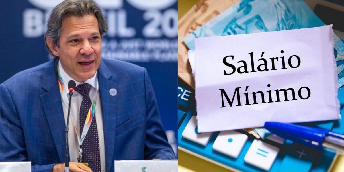 Haddad - Novo salário mínimo (Foto: Reprodução - Montagem, TV Foco)