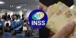 INSS / Cédulas de 50 reais - Montagem: TVFOCO