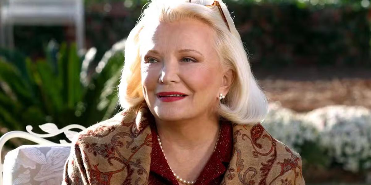 LUTO - Morre a atriz Gena Rowlands (Foto - Reprodução - G1)