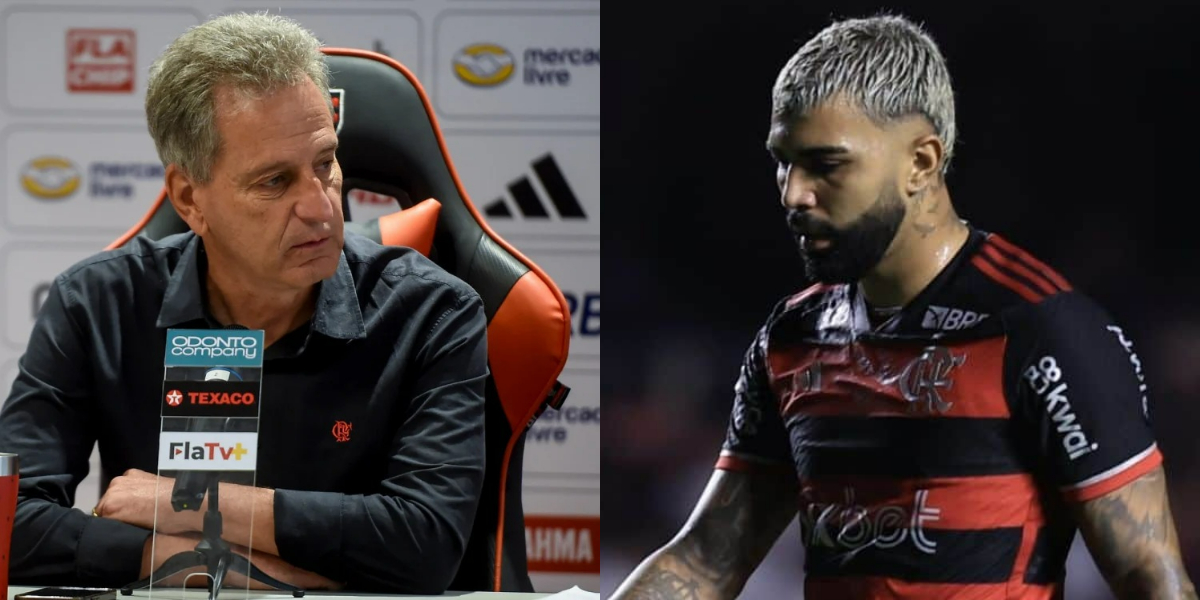 Fim de Gabigol e novo reforço de peso: Landim age no Flamengo (Foto: Reprodução/montagem TV Foco)