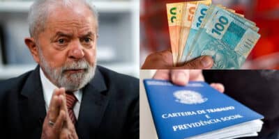 Lula sem chão com notícia de novo salário que estão pagamento aos trabalhadores (Foto: Reuters/ Montagem)