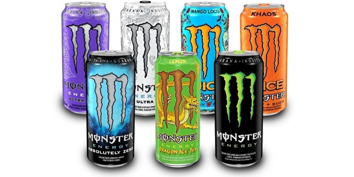 Modelos de Energético Monster Energy (Foto: Reprodução -Shopee)