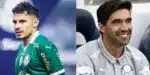 Raphael Veiga (Imagem- Abner Dourado:Agif) - Abel Ferreira em Palmeiras x Botafogo-SP — Foto- Marcos Ribolli)