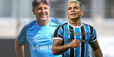 Soteldo (Lucas Uebel:Grêmio) - Renato Gaúcho (Foto- Lucas Uebel:Grêmio)