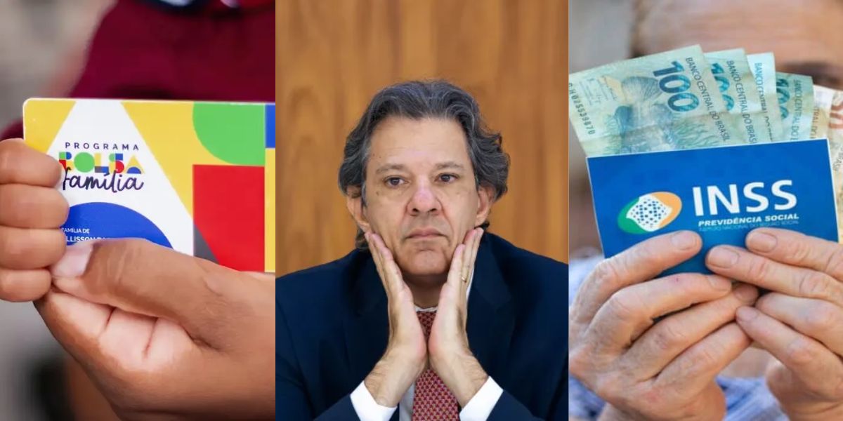 Haddad chega para dar fim a benefícios do INSS e Bolsa Família (Reprodução/Agência GBC/VEJA/BM&C News)