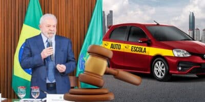 Lula crava lei de trânsito e confirma adeus que atinge autoescolas (Reprodução/Metrópoles/Autoescola Online/Canva)