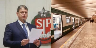 Tarcísio de Freitas e metrô de SP - Foto Reprodução Internet