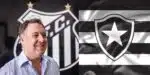 Teixeira no Santos e Botafogo - Foto Reprodução Internet