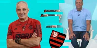 Tite (Foto- Divulgação : Flamengo )- Denílson no Jogo Aberto