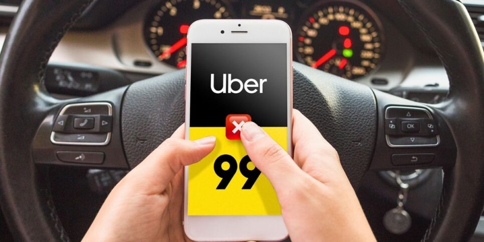 Uber / 99 - Montagem: TVFOCO