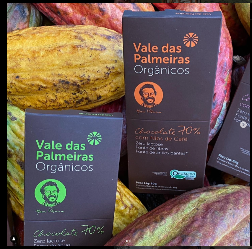 Produto produzido pela empresa da Marcos Palmeira (Foto: Divulgação/ Instagram/ Vale das Palmeiras Orgânicos)