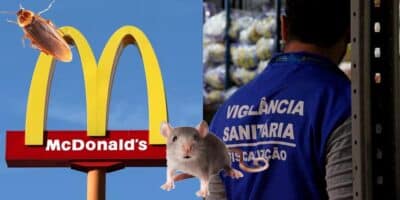 Vigilância Sanitária interdita rival do McDonalds (Foto: Reprodução, Montagem - TV Foco)