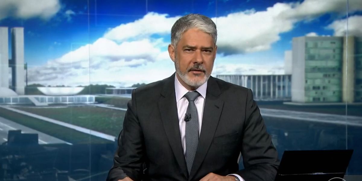 Audiências - William Bonner no Jornal Nacional (Foto: Reprodução / Globo)