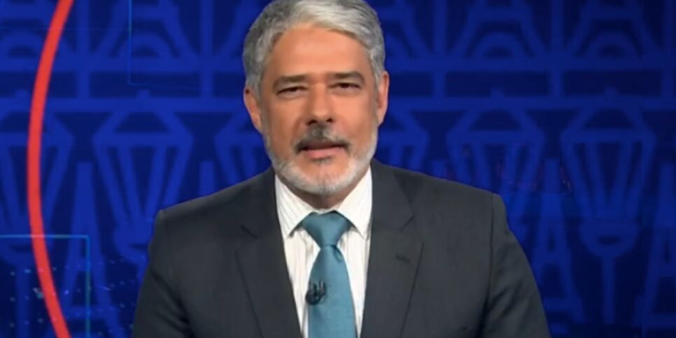 William Bonner, âncora do Jornal Nacional, da Globo (Foto: Reprodução / Globo)