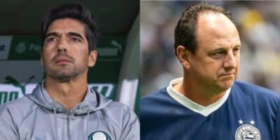 Abel Ferreira e Rogério Ceni recebem altos salários - (Foto: Montagem / TV FOCO)