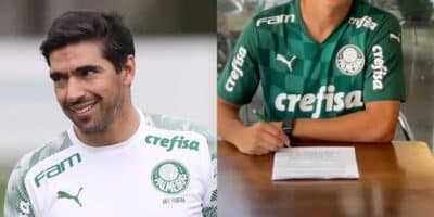 Abel Ferreira confirma reforço de R$21 milhões ao Palmeiras (Reprodução: Cesar Greco / Montagem TV Foco)