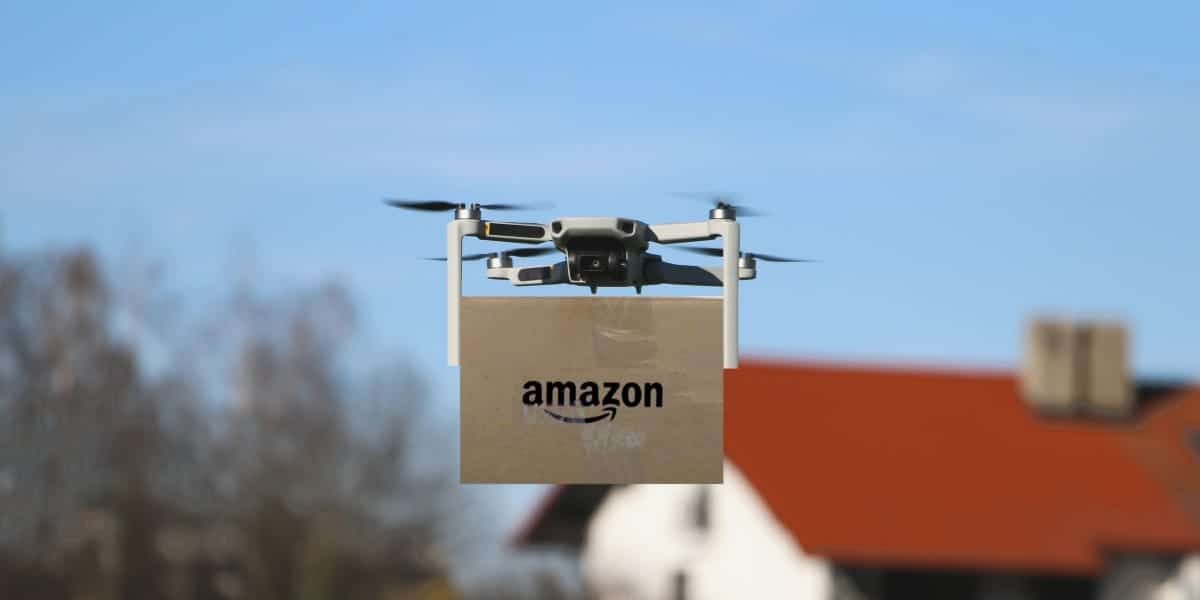 Entregas por drones em Lockefors encerradas (Reprodução: Amazon/Divulgação)