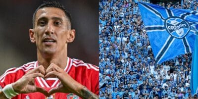 Ángel Di María não fechou com o Tricolor (Foto: UEFA / Grêmio)