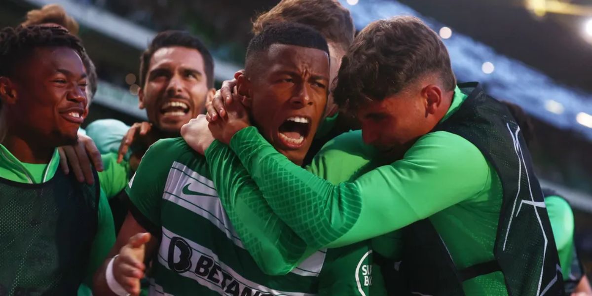 O atacante chegou do Sporting (Reprodução: Pedro Nunes)