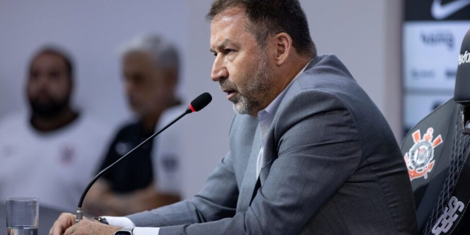 Augusto Melo é o presidente do Corinthians (Foto: reprodução / Gazeta Esportiva)