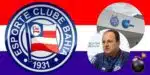 Logo do Bahia, Grupo City e Rogério Ceni (Foto: Reprodução / Bahiaço / BFC)